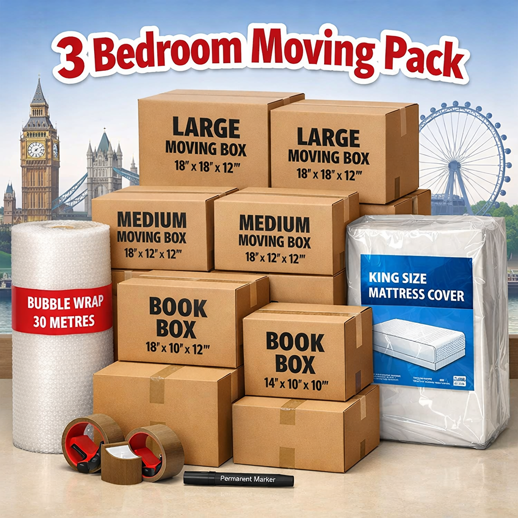 3 Bedroom Moving Pack London