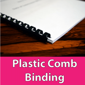 Plastic comb binding London