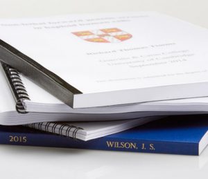 thesis and dissertation binding