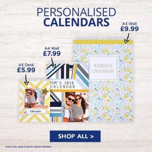 personalised calendar printing
