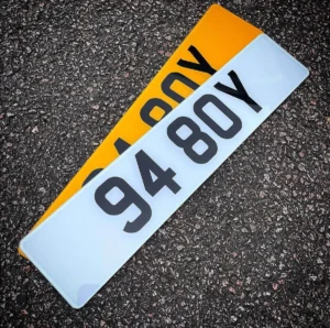 Classic Number plate London