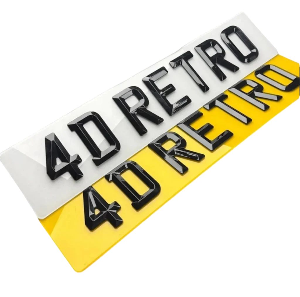 Retro Number plates London