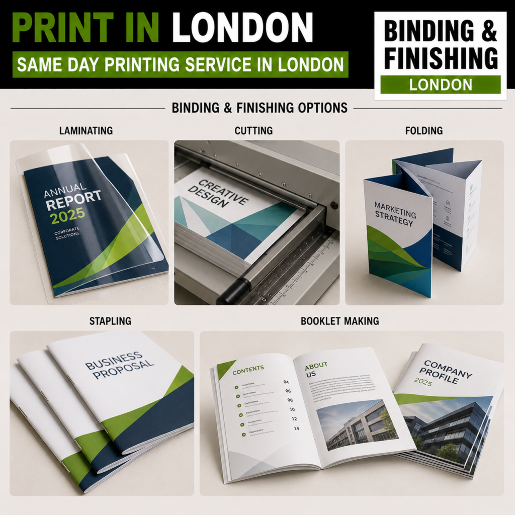 Binding & finishing London