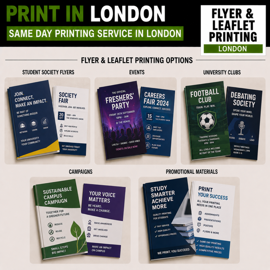 Flyer & Leaflet printing London