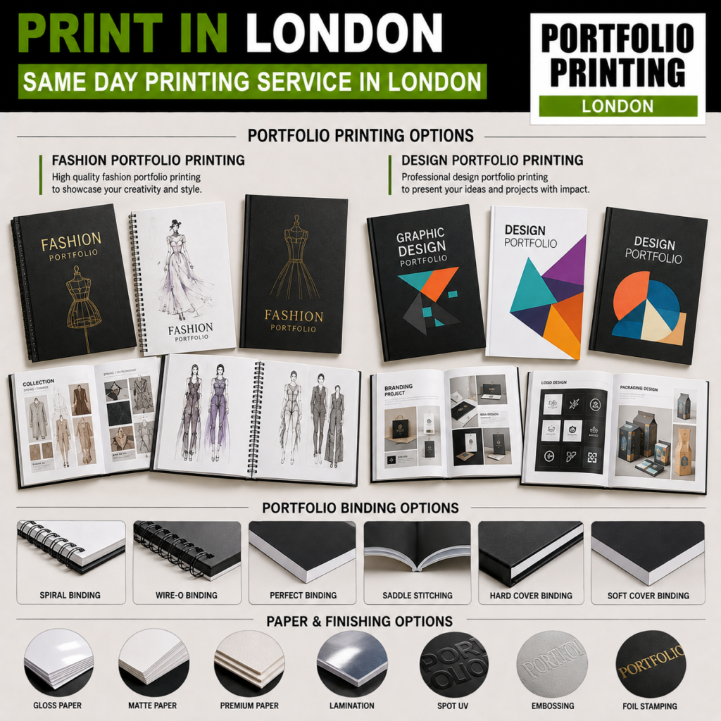 Portfolio printing London